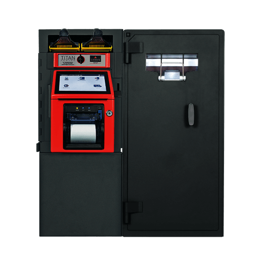Titan X with High Capacity Note Dispenser (3 high)