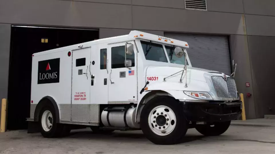 armored truck inside