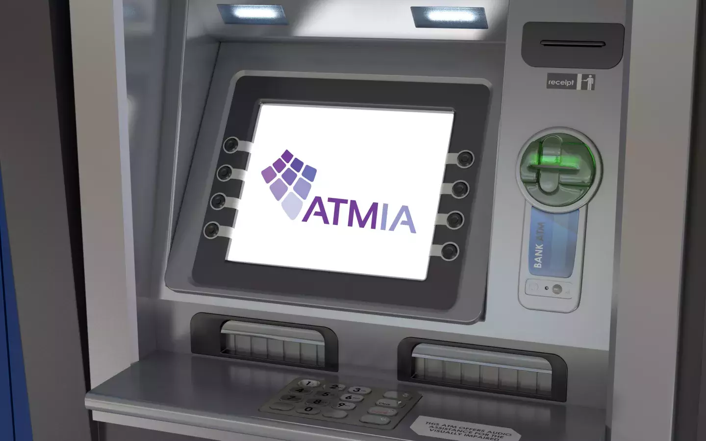 ATM with ATMIA Logo