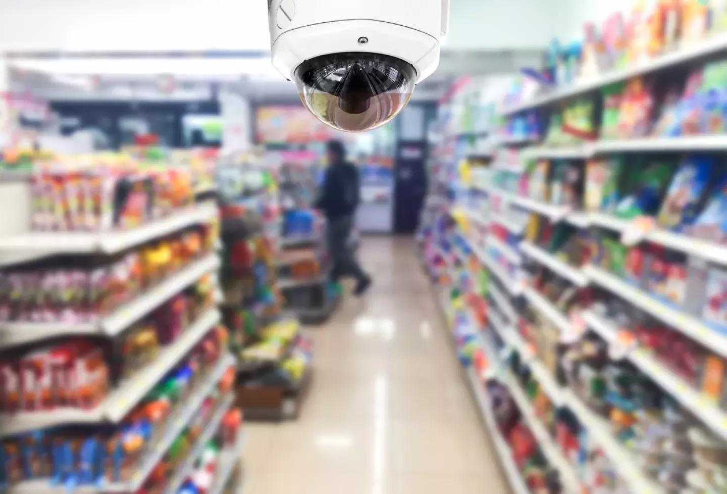 Security camera in store